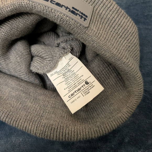 Carhartt Gray Knit Beanie - Picture 2 of 2